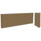 Panneau empilable Bois Olympe persienne Pin, Marron par imprégnation, L. 2,02 m x h. 600 mm x ep. 90 mm