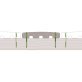Lame de terrasse Bois Bornéo Pin, imprégnation colorée marron, ep. 28 mm x l. 165 mm x L. 4 m, Jusqu'en classe d'emploi 4