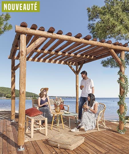 Découvrez notre pergola bois Esmée