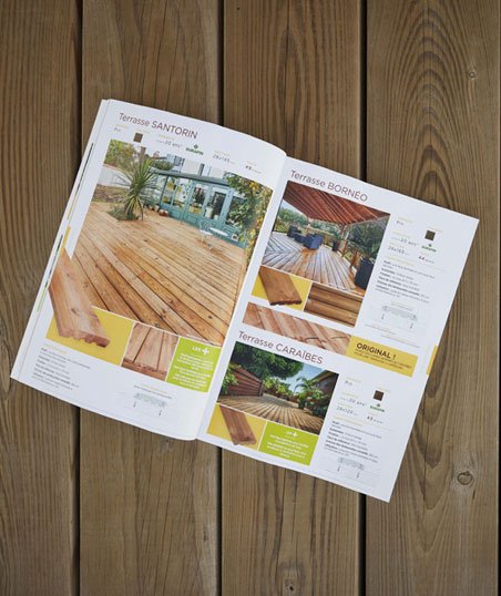 Demande gratuite de catalogue produits Vivre en Bois