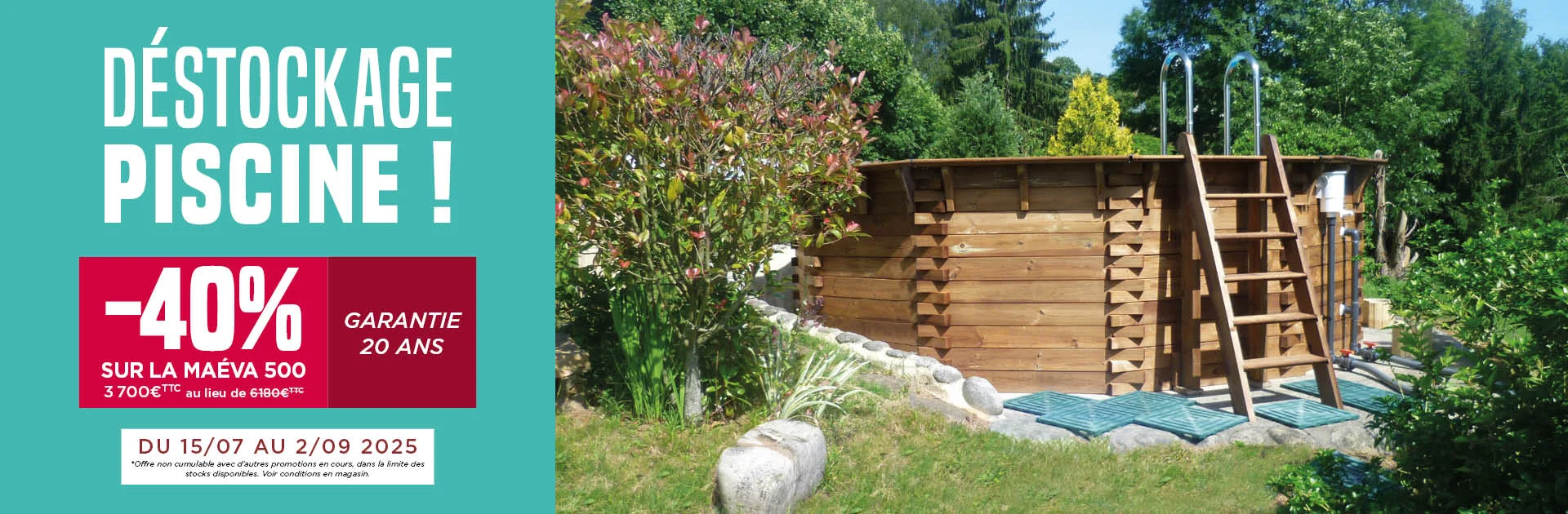 Destockage piscine Maeva 500