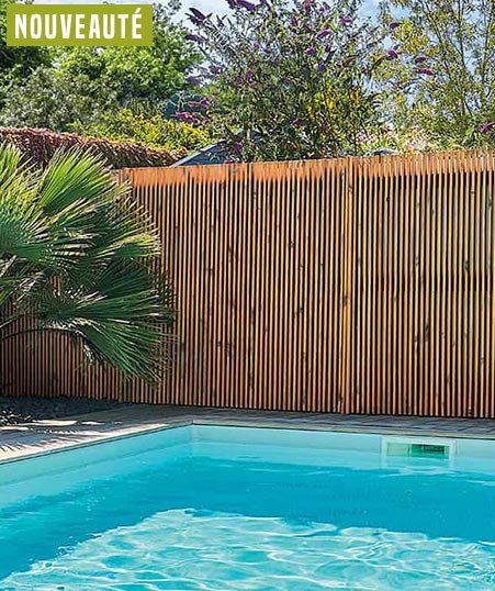Découvrez notre clôture bois ajourée Panama