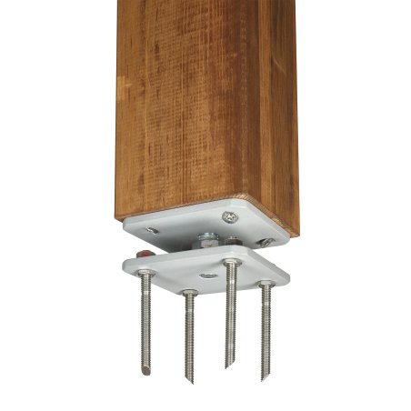 Kit pied de poteau réglable Albizia, 41-87 mm Vivre en Bois Pro