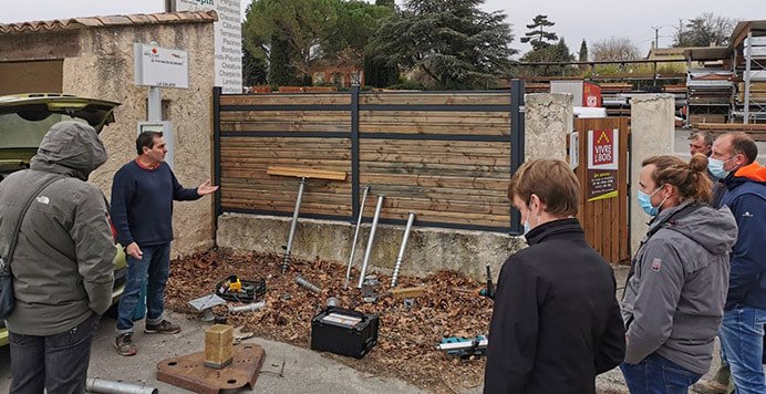 Formation sur nos terrasses bois et la solution weasyfix